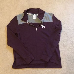 PINK Half Zip Pullover